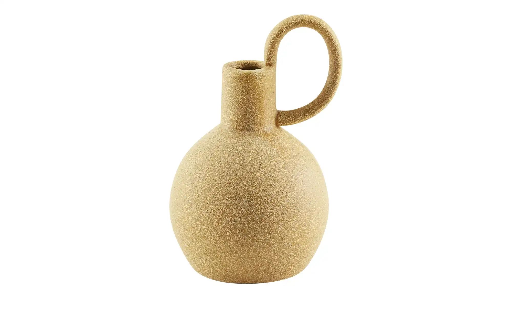 HOME STORY Vase ¦ orange ¦ Steinzeug ¦ Maße (cm): B: 9 H: 15 Accessoires > günstig online kaufen