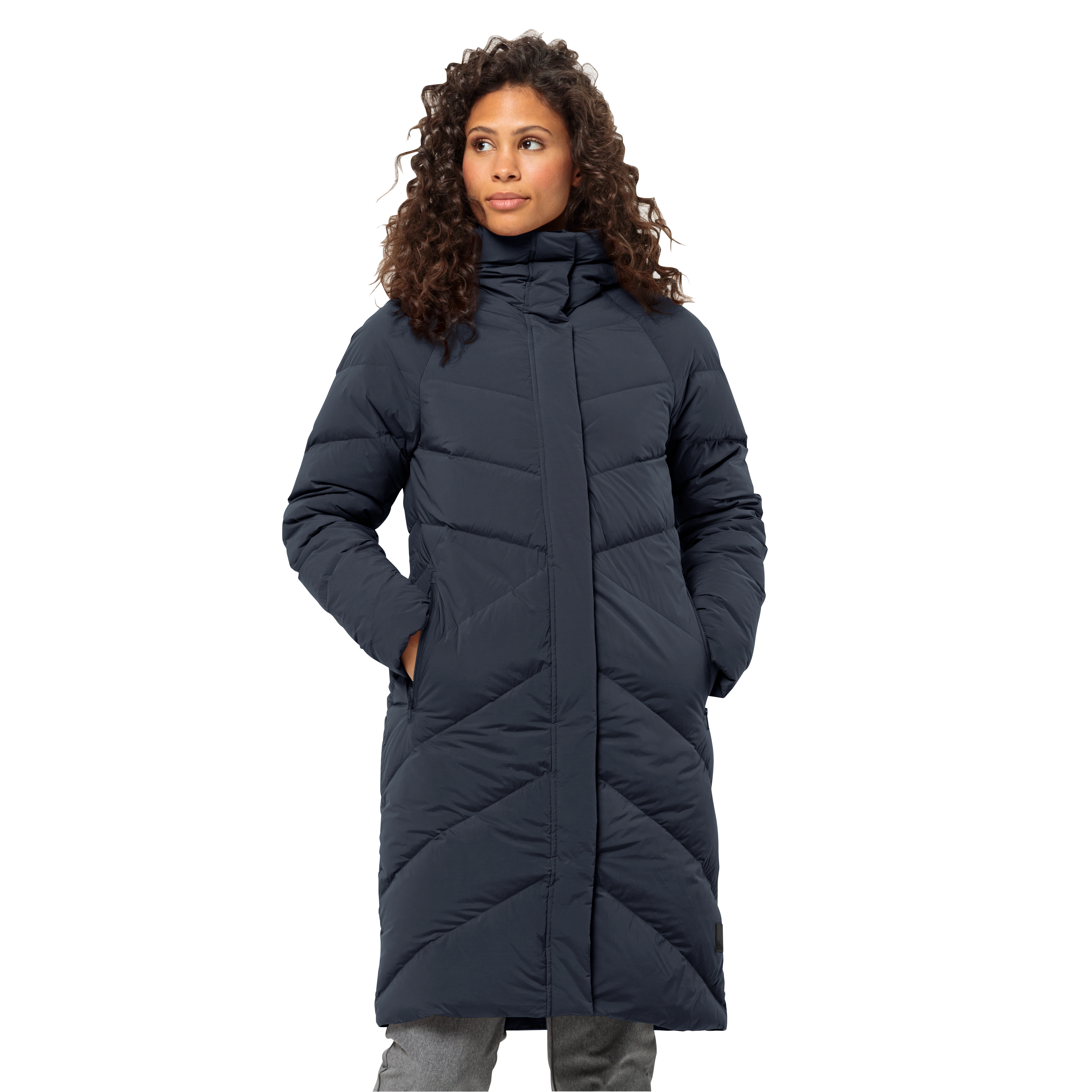 Jack Wolfskin Daunenmantel "MARIENPLATZ COAT W", mit Kapuze günstig online kaufen