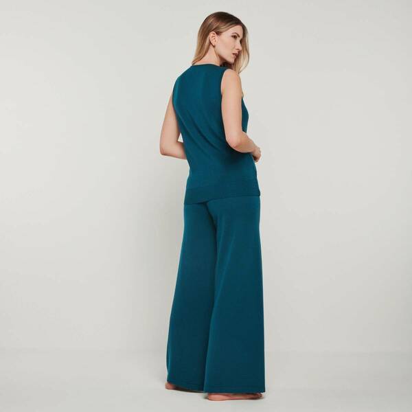 Merino Loungewear Set "Stricktop Bailey & Weite Strickhose Bailey" günstig online kaufen