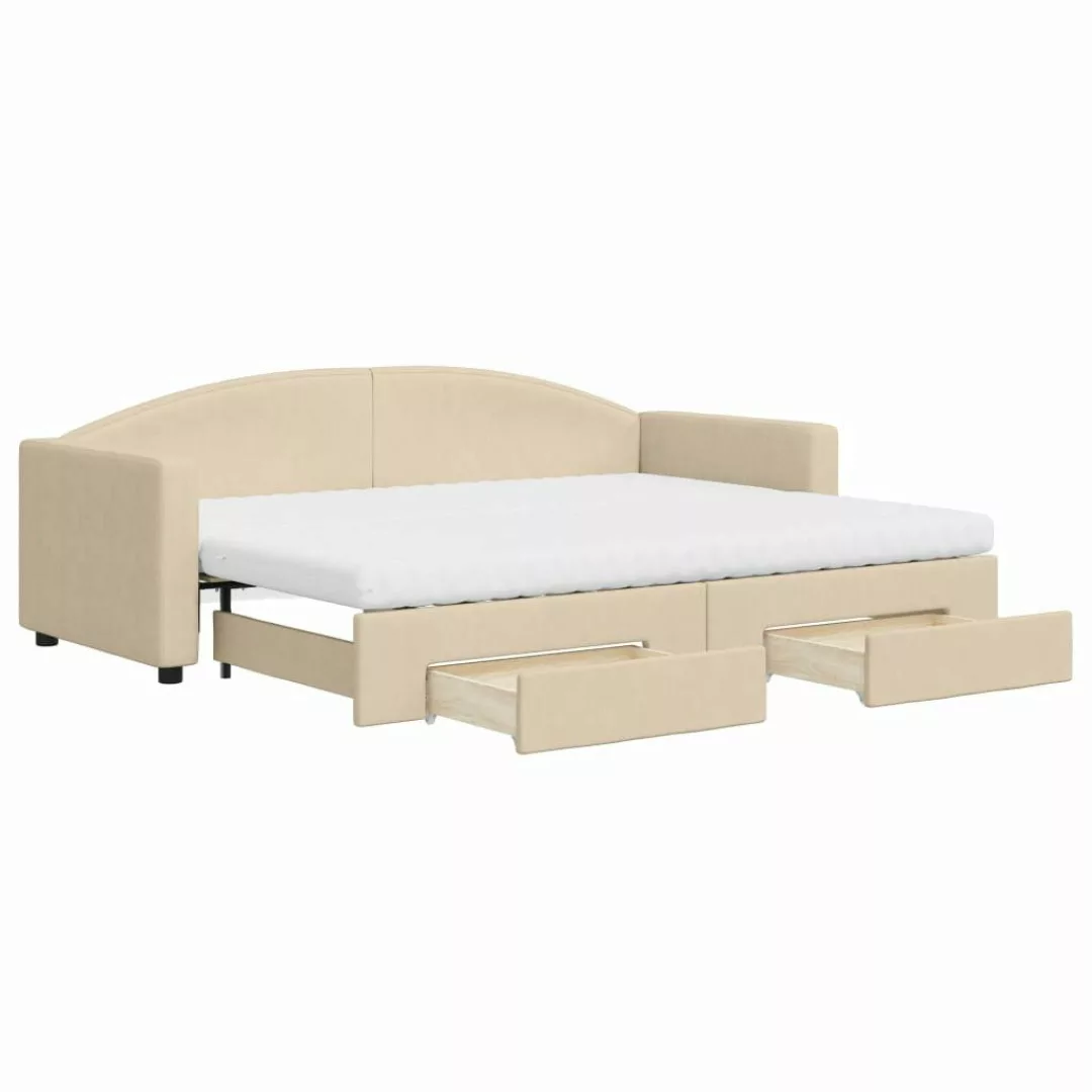 vidaXL Bett Tagesbett Ausziehbar mit Schubladen günstig online kaufen