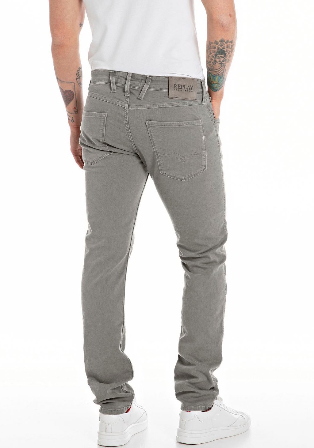 Replay Slim-fit-Jeans ANBASS HYPERFLEX BIO günstig online kaufen