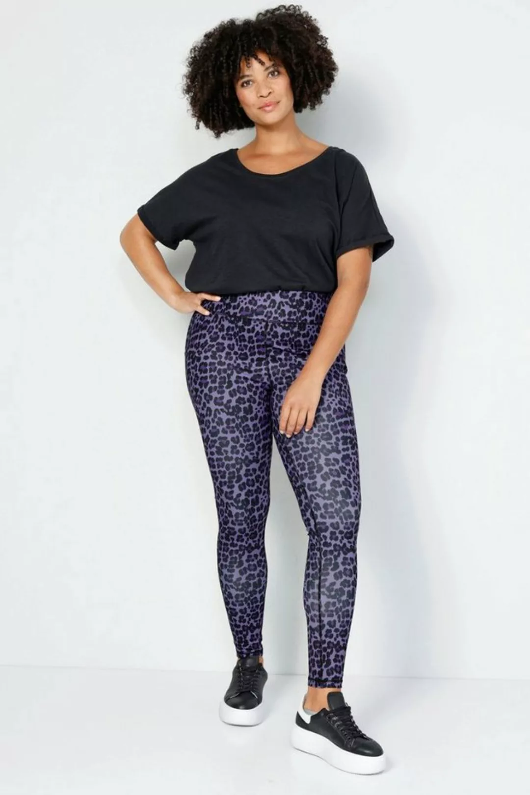 Angel of Style Lederimitathose Leggings Color-Leo Elastikbund günstig online kaufen