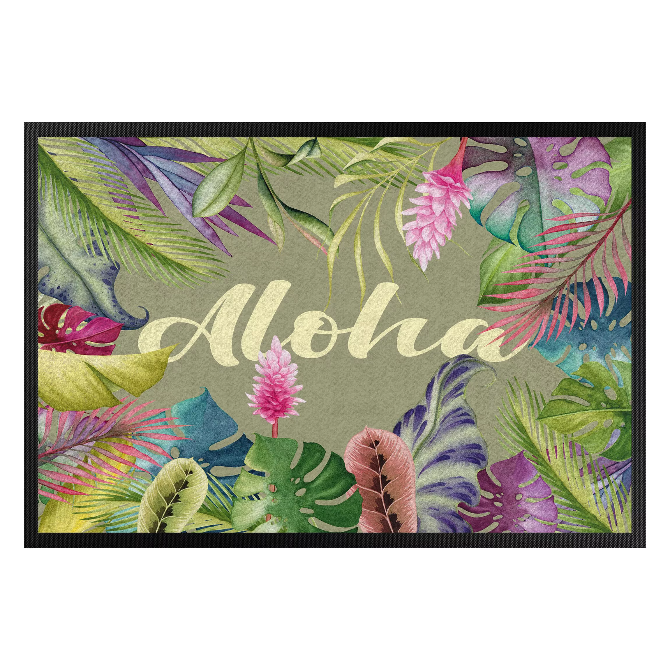 Fußmatte Blumen Tropical Aloha günstig online kaufen