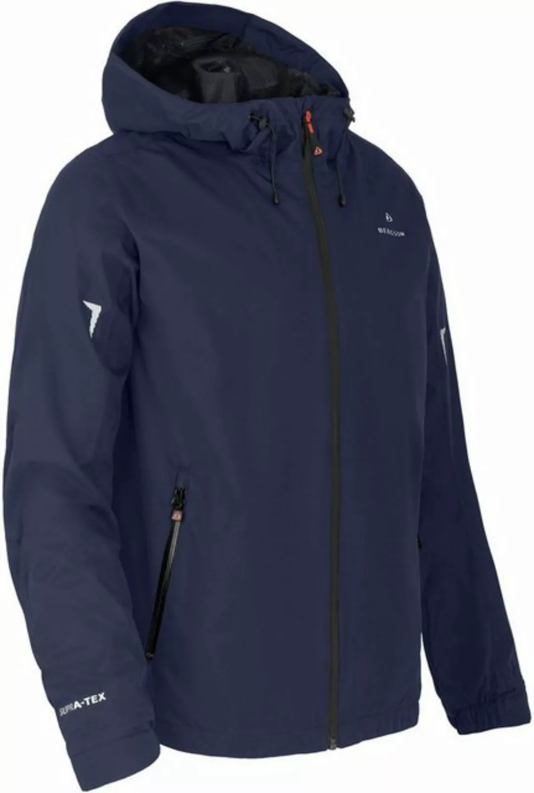 Bergson Outdoorjacke EGGEN Herren Regenjacke, Netzfutter, 12000 mm Wassersä günstig online kaufen