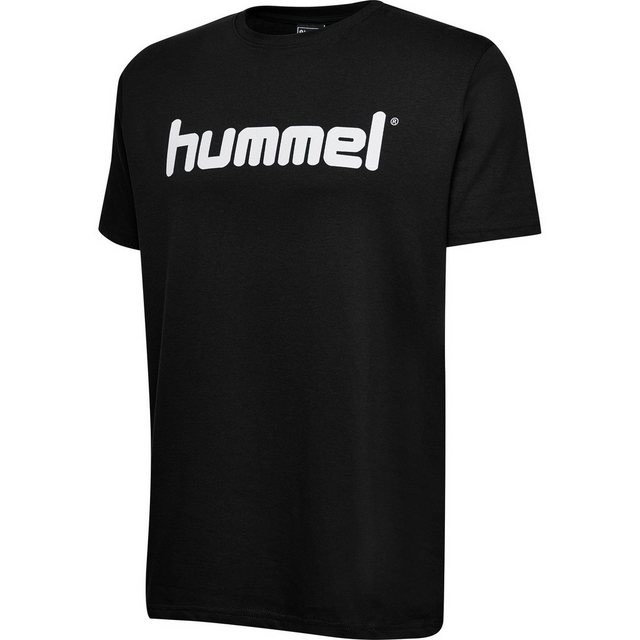 hummel T-Shirt Logo T-Shirt Sport Kurzarm Rundhals Shirt aus Baumwolle HMLG günstig online kaufen