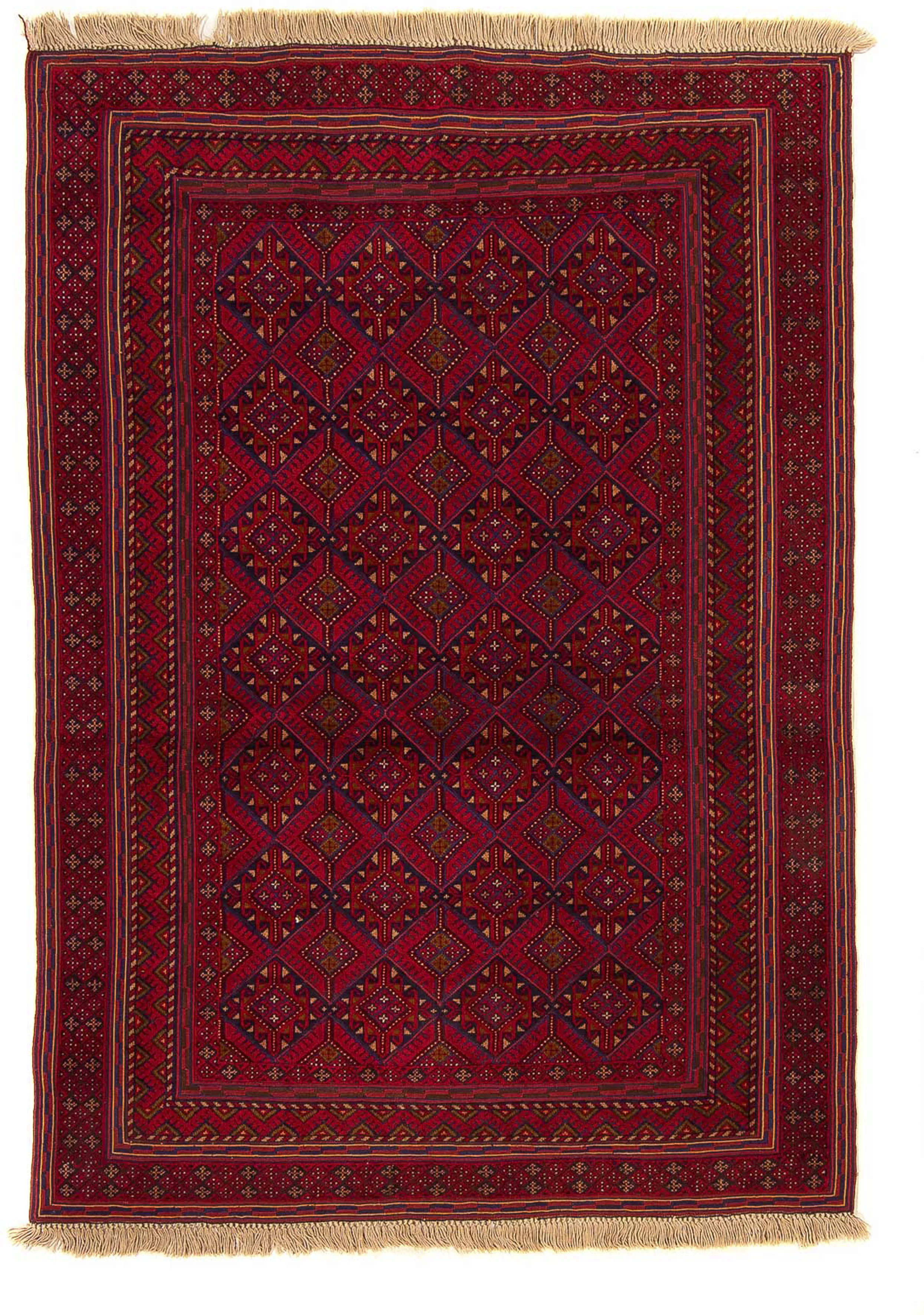 morgenland Wollteppich »Kelim - Oriental - 183 x 132 cm - dunkelrot«, recht günstig online kaufen