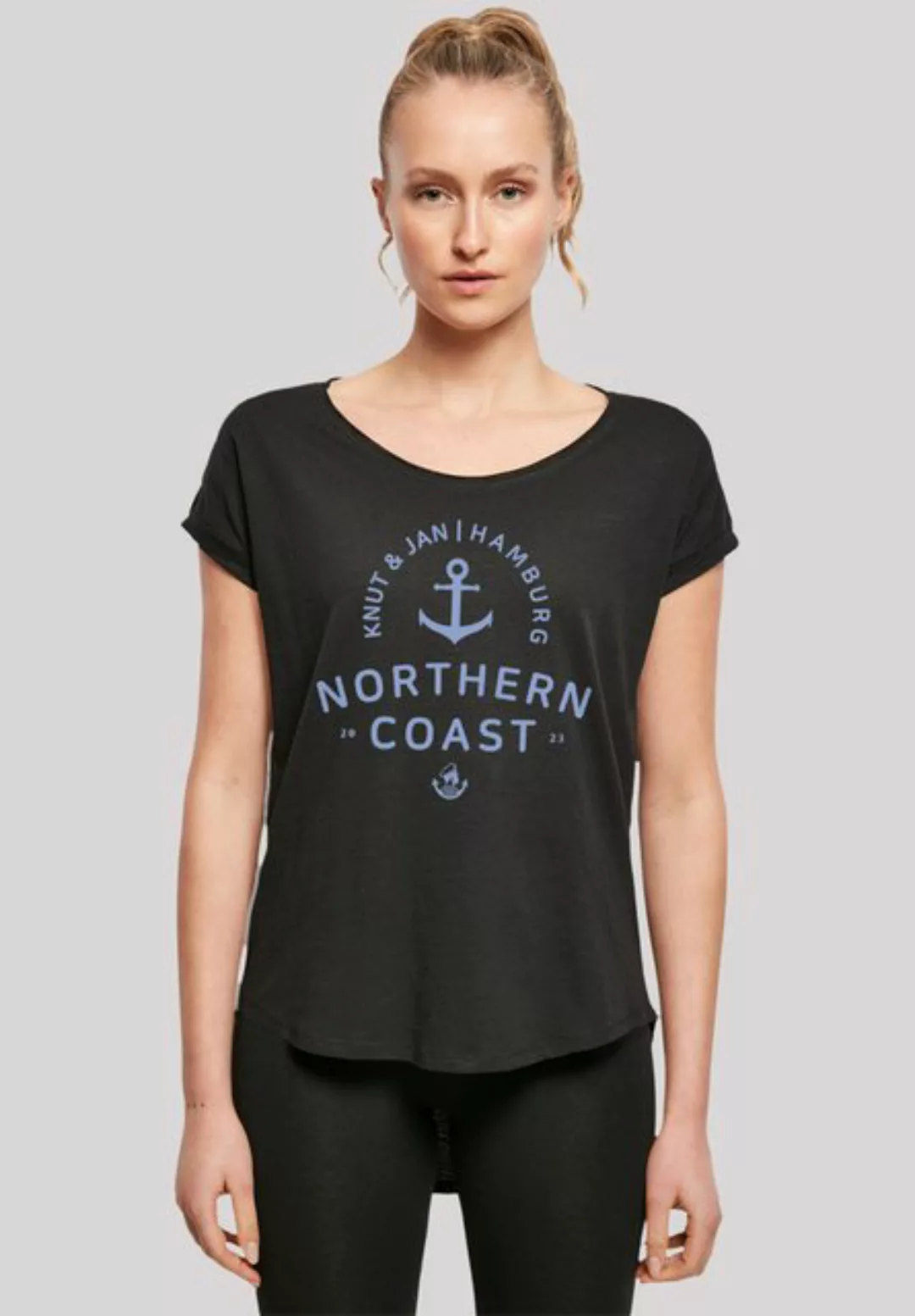 F4NT4STIC T-Shirt Nordsee Knut & Jan Hamburg Print günstig online kaufen