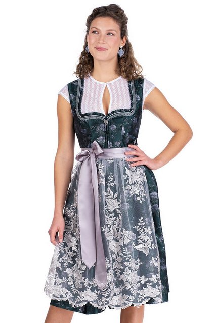 MarJo Dirndl Midi Dirndl 2tlg. - VANESSA - tanne/silber günstig online kaufen