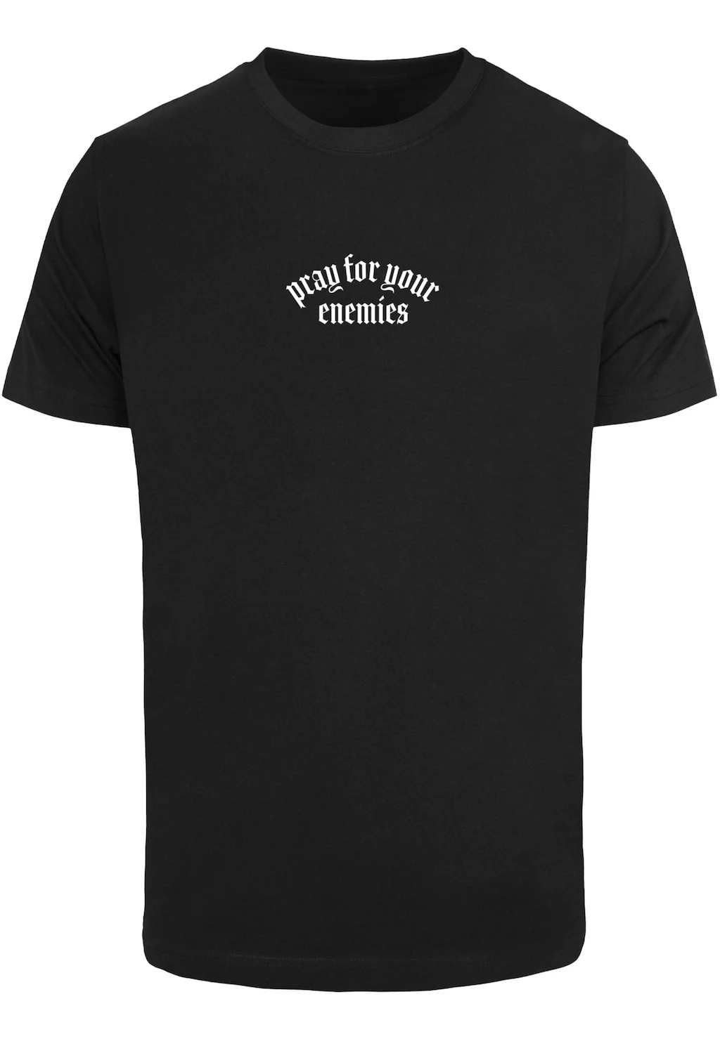 MisterTee T-Shirt "MisterTee Herren Pray For Your Enemies Tee", (1 tlg.) günstig online kaufen