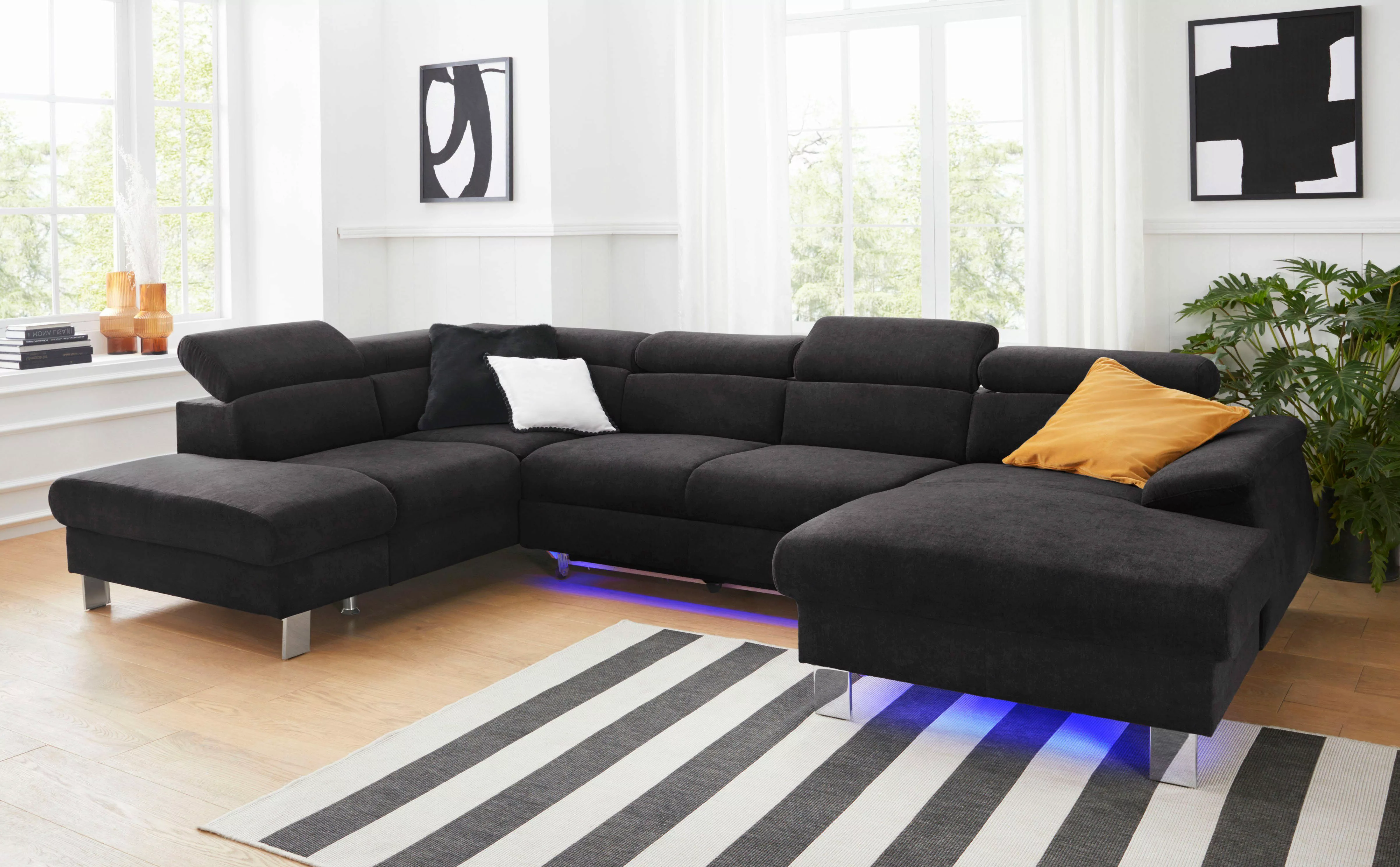 COTTA Polstergarnitur "Komaris U-Form", (Set), Set bestehend aus: Wohnlands günstig online kaufen