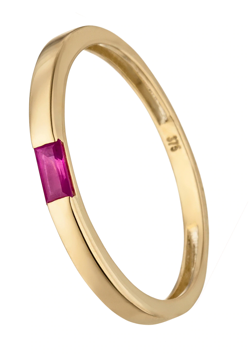 JOBO Goldring "Rubin-Ring", 375 Gold günstig online kaufen