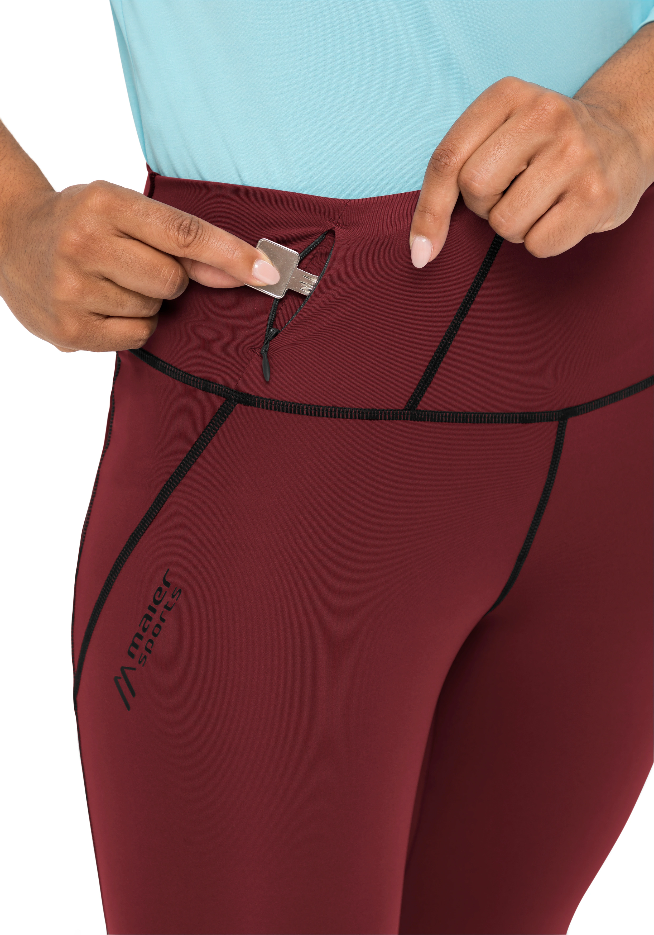 Maier Sports Outdoorhose "Arenit W", Damen Wanderhose, lange Outdoor-Tight, günstig online kaufen