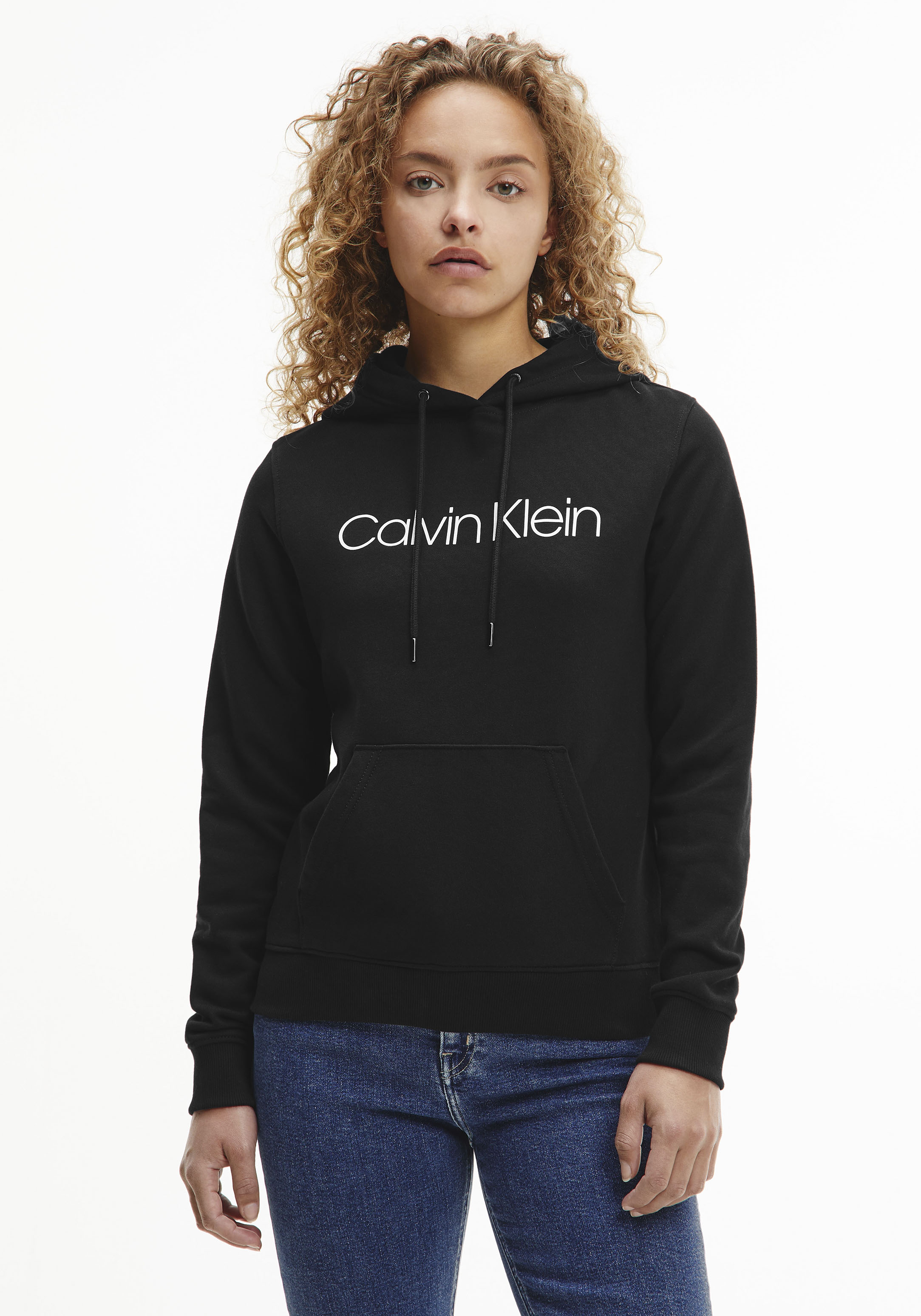 Calvin Klein Kapuzensweatshirt LS CORE LOGO HOODIE (1-tlg) mit großem Calvi günstig online kaufen