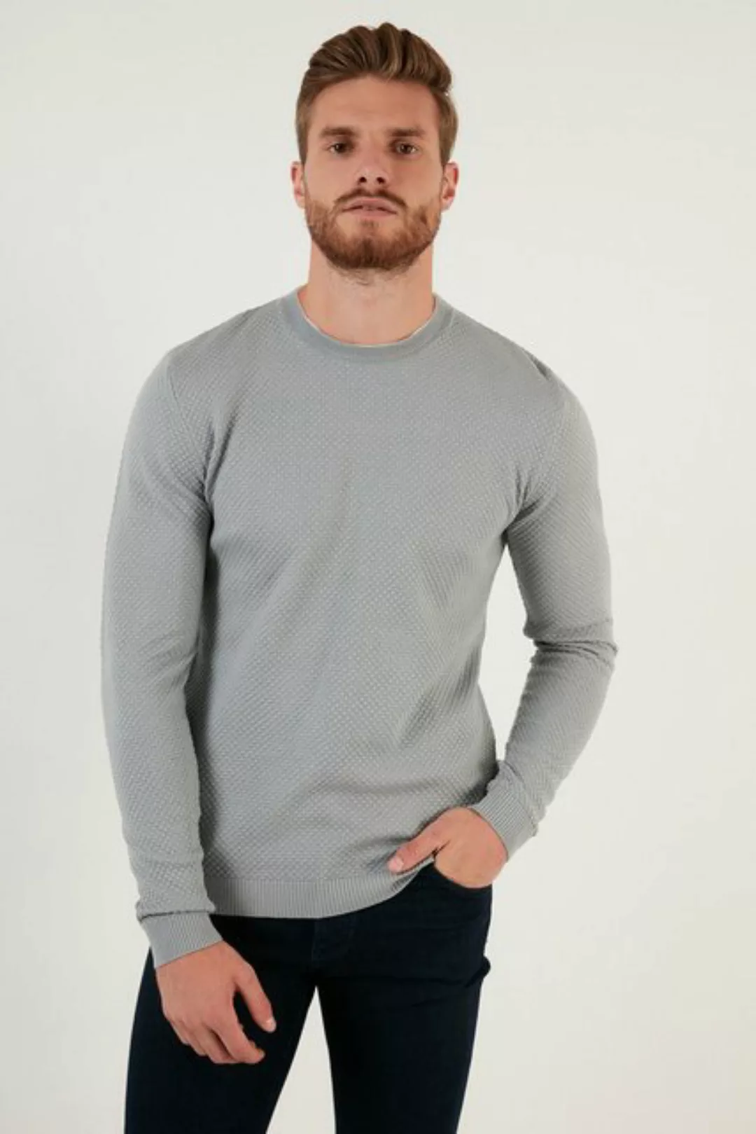 Buratti Longsweatshirt Slim Fit günstig online kaufen