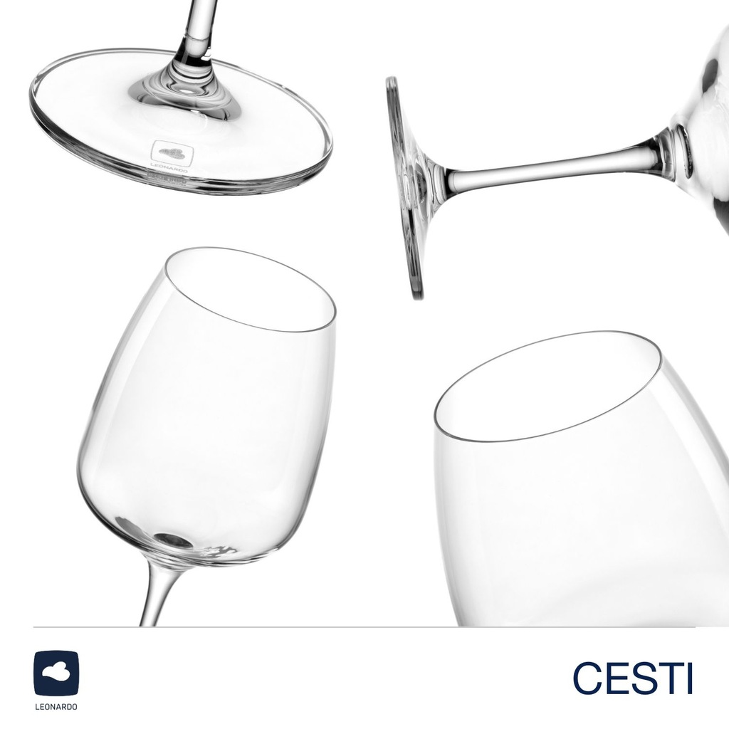 LEONARDO Gläser-Set »CESTI + Poliertuch, 9-teilig«, (Set, 9 tlg.), 4 Rotwei günstig online kaufen