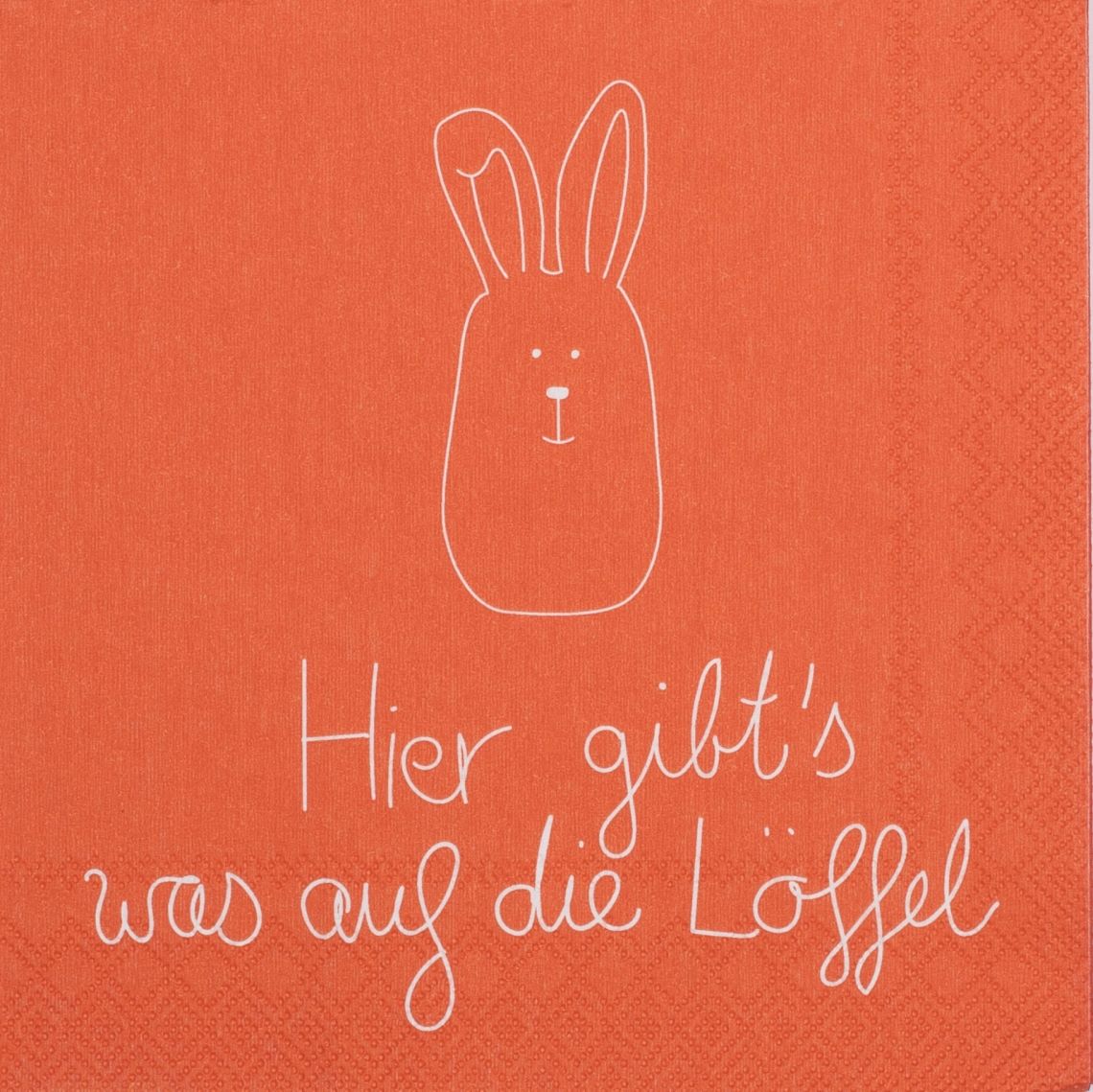 Cocktailserviette Ostern auf die Löffel 25x25 cm günstig online kaufen