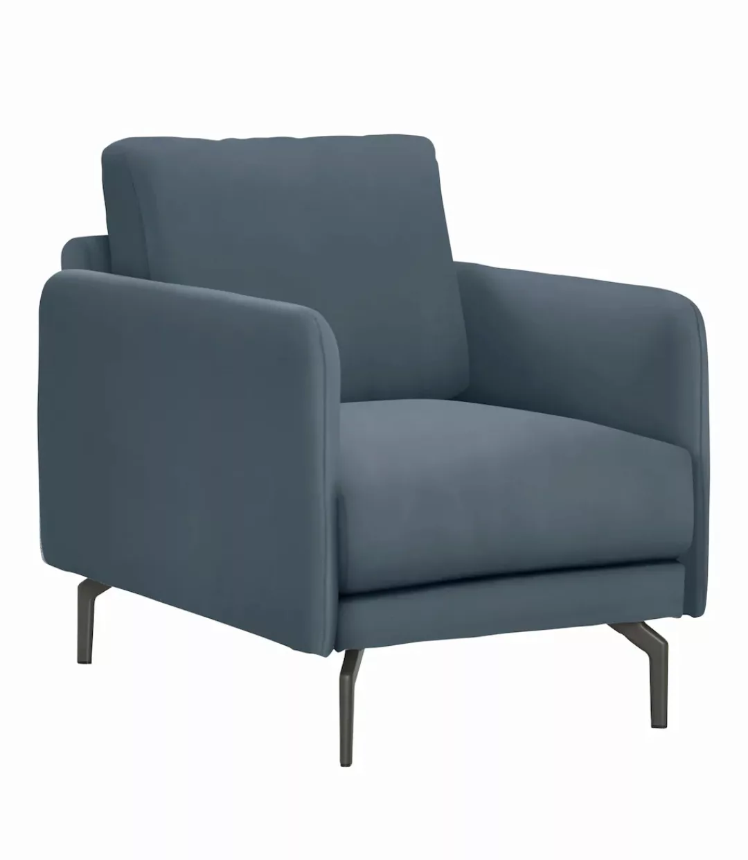 hülsta sofa Sessel "hs.450", Armlehne sehr schmal, Breite 70 cm, Alugussfuß günstig online kaufen