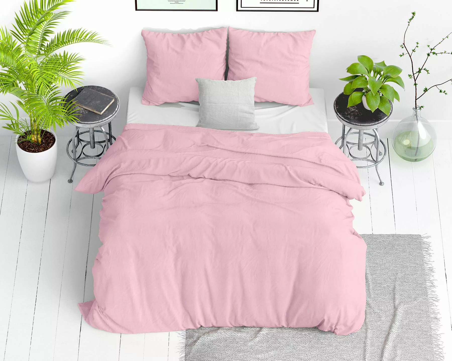 Sitheim-Europe Bettwäsche STONE WASHED Baumwolle Bettbezug günstig online kaufen