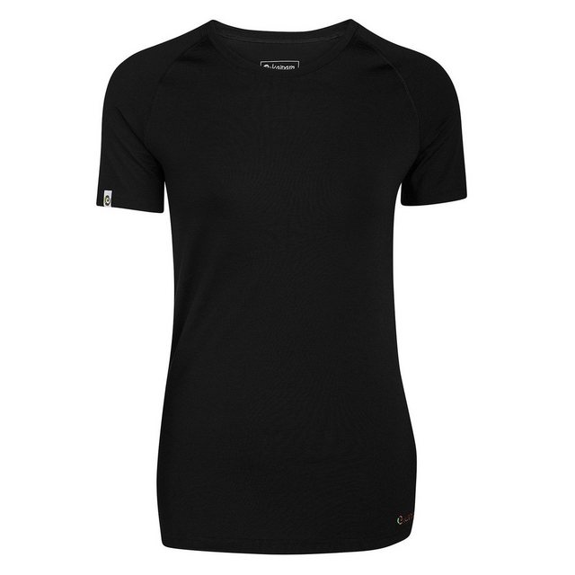 Kaipara - Merino Sportswear Rundhalsshirt Merino Shirt Damen Kurzarm Slimfi günstig online kaufen