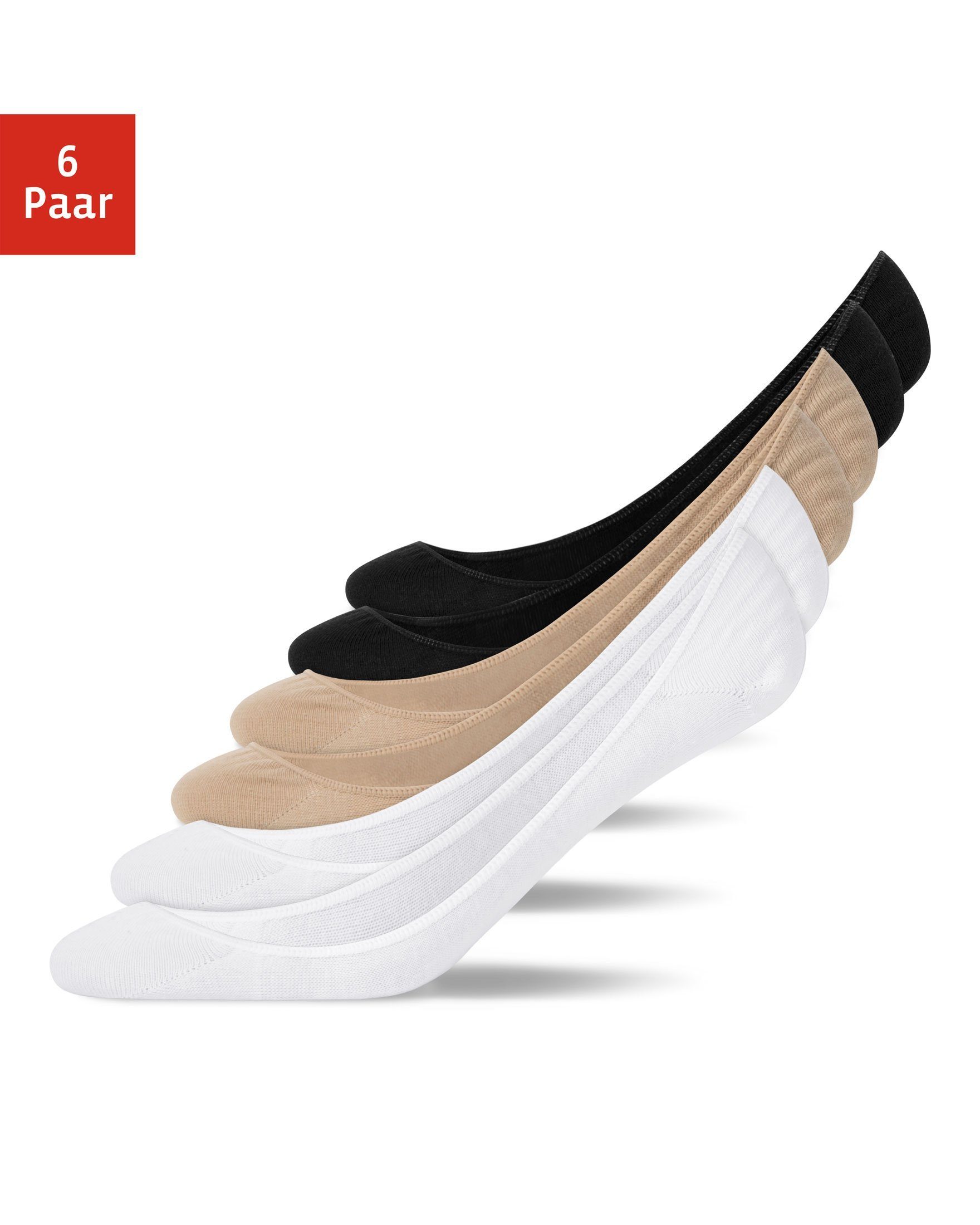 SNOCKS Füßlinge Loafer Socken Ballerina Socken günstig online kaufen