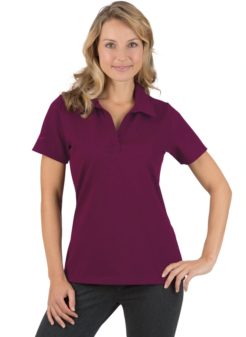 Trigema Poloshirt "TRIGEMA Poloshirt ohne Knopfleiste", (1 tlg.) günstig online kaufen