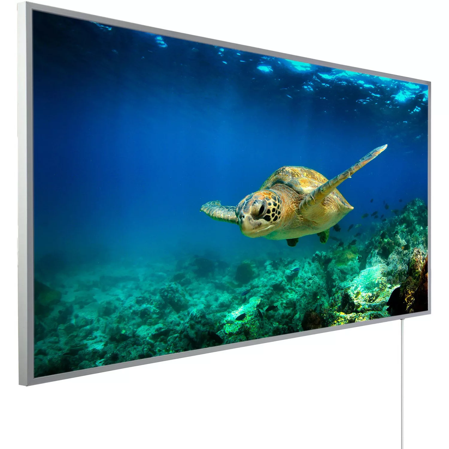 Könighaus Infrarotheizung Panorama-Serie 50 cm x 90 cm 450 W Schildkröte günstig online kaufen