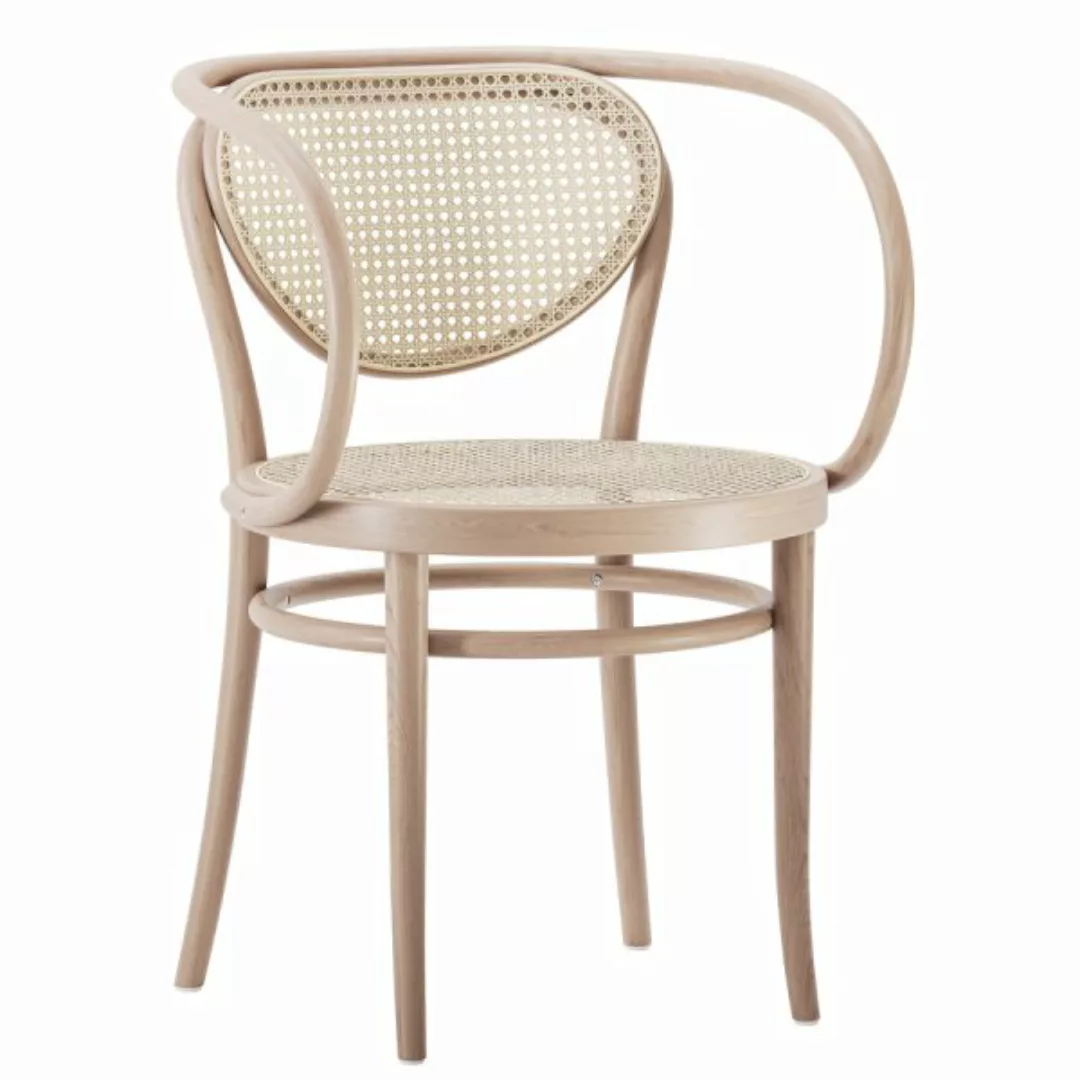 THONET 210 R Bugholzarmlehnenstuhl | Buche natur | Rohrgeflecht günstig online kaufen