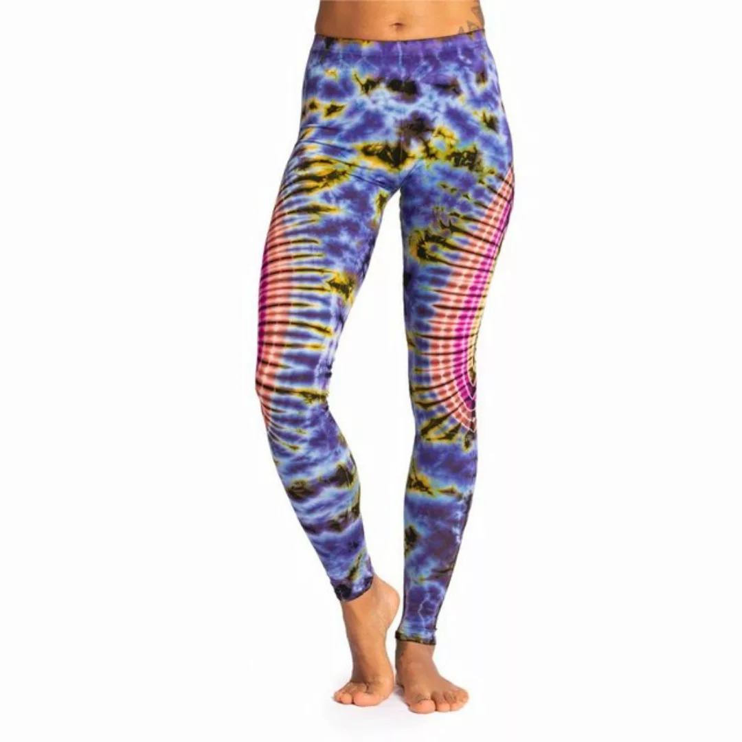 PANASIAM Leggings Unikat Batik Leggings 'Sonne' aus natürlicher Viskose Goa günstig online kaufen