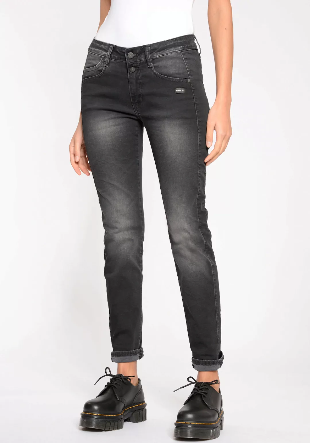 GANG Slim-fit-Jeans "94Sana Cropped" günstig online kaufen