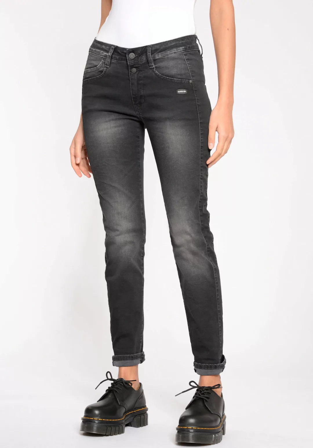 GANG Slim-fit-Jeans "94SANA CROPPED" günstig online kaufen