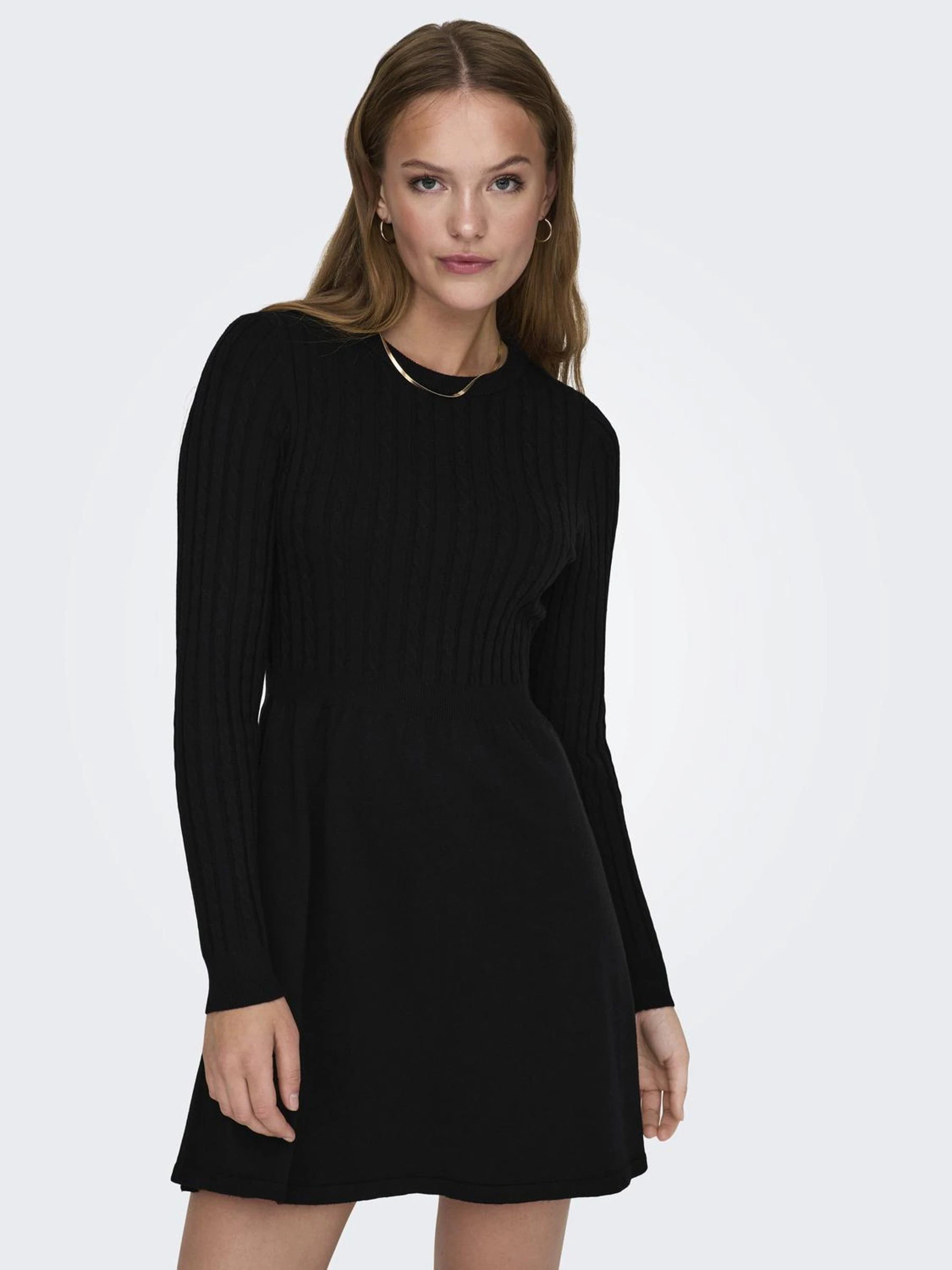 ONLY Strickkleid ONLFIA LS CABLE DRESS KNT günstig online kaufen