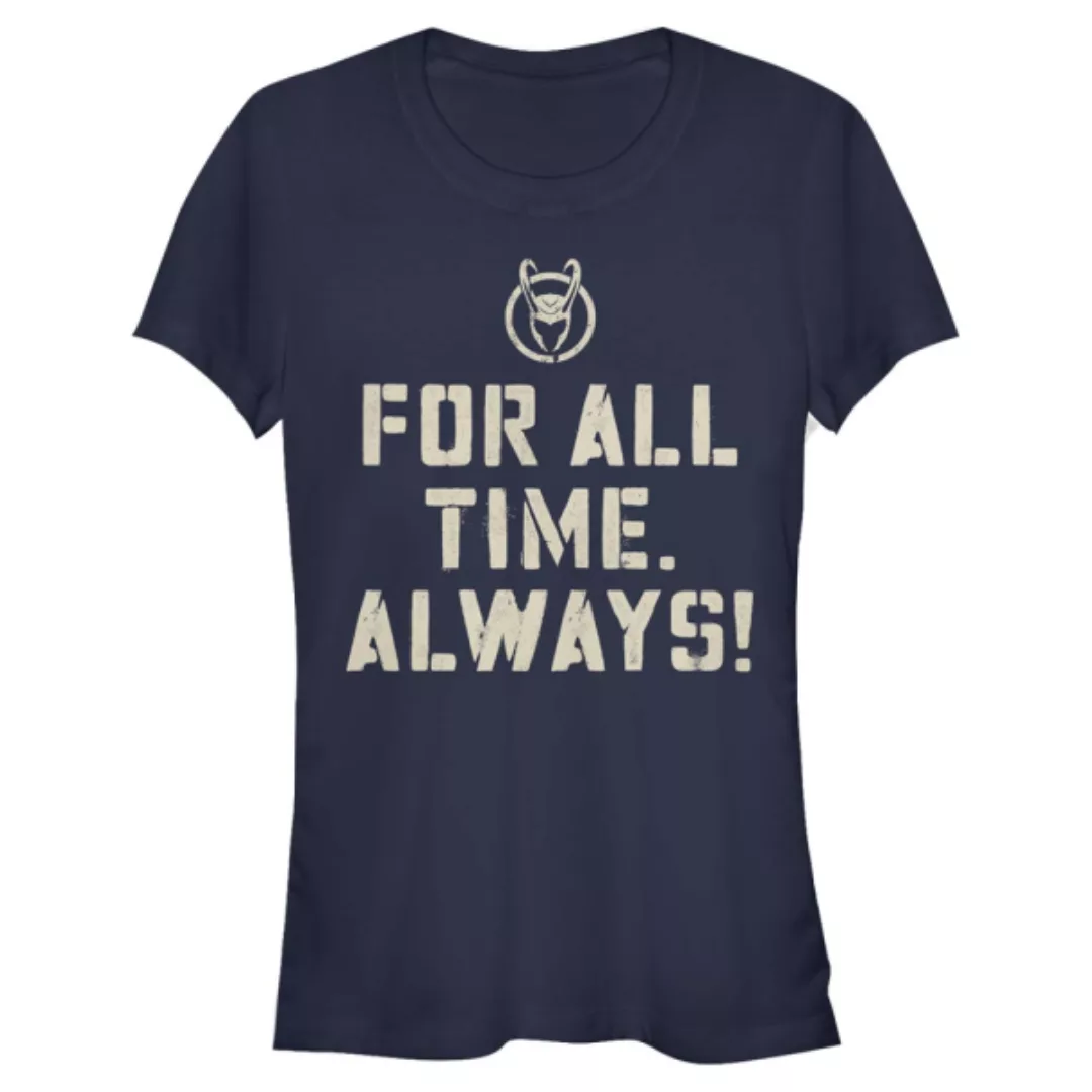Marvel - Loki - Text For All Time Always - Frauen T-Shirt günstig online kaufen
