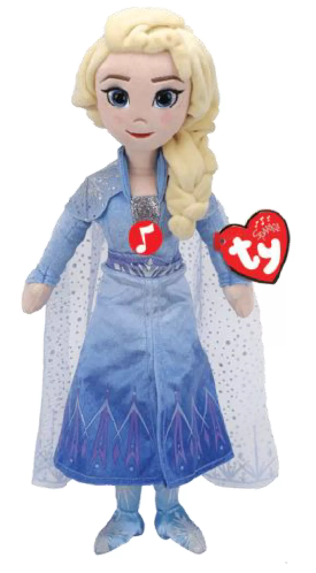 Plüschfigur Disney Frozen 2 - Elsa Prinzessin Mit Sound - 40 Cm günstig online kaufen