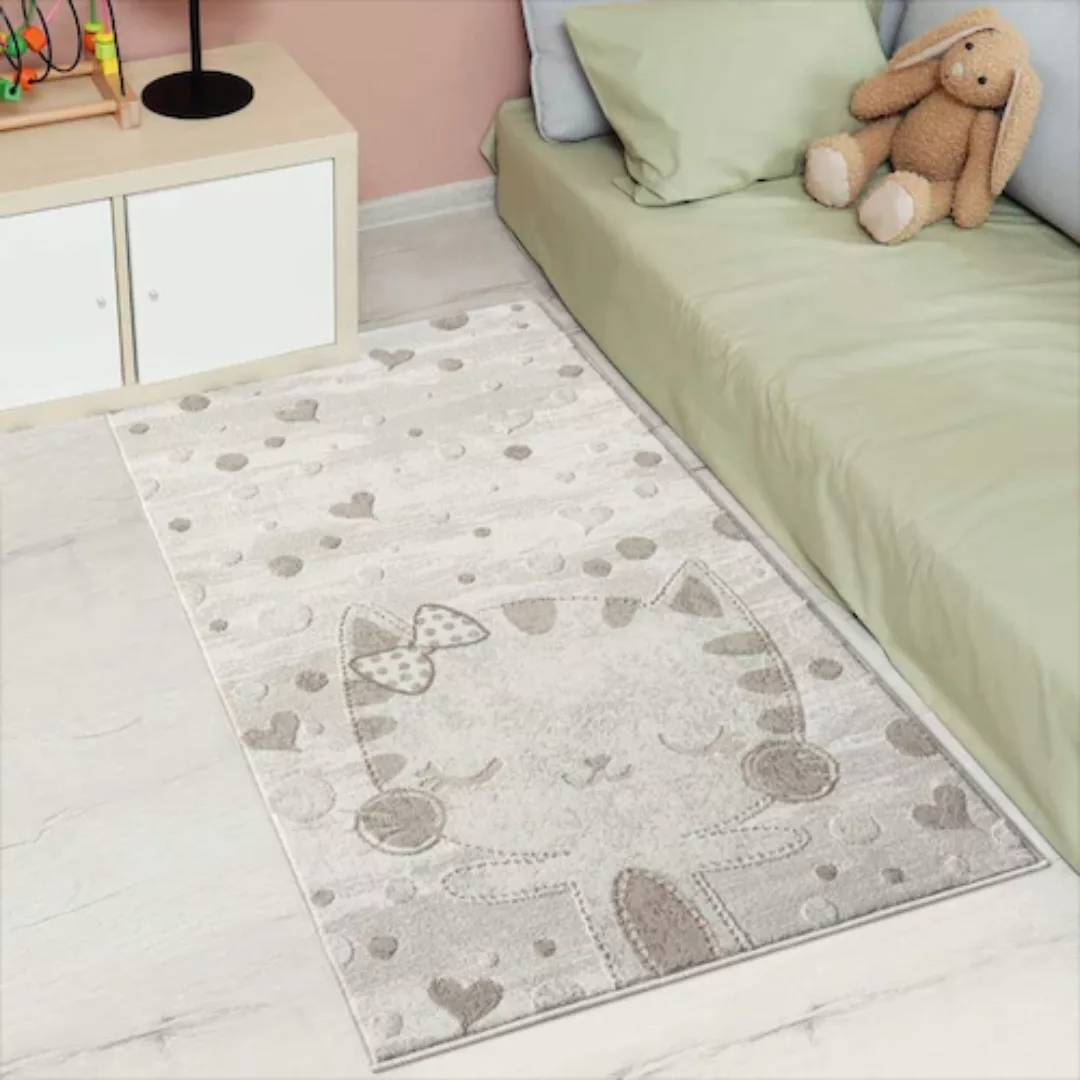 Carpet City Kinderteppich »MARA720«, rechteckig, 11 mm Höhe, Kinderzimmer T günstig online kaufen