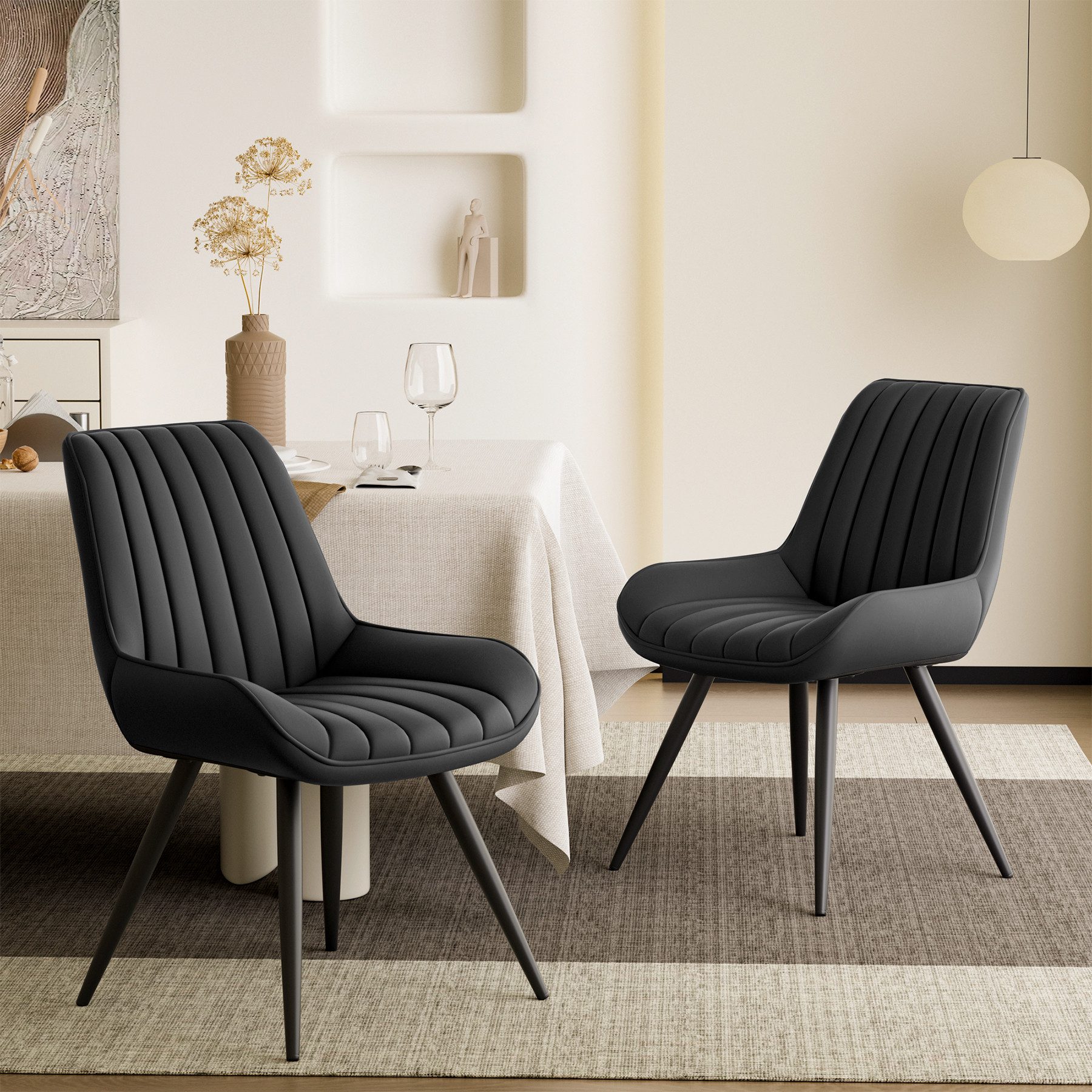 HawthyHome Esszimmerstuhl Stuhlset – Polsterstühle, Moderner günstig online kaufen