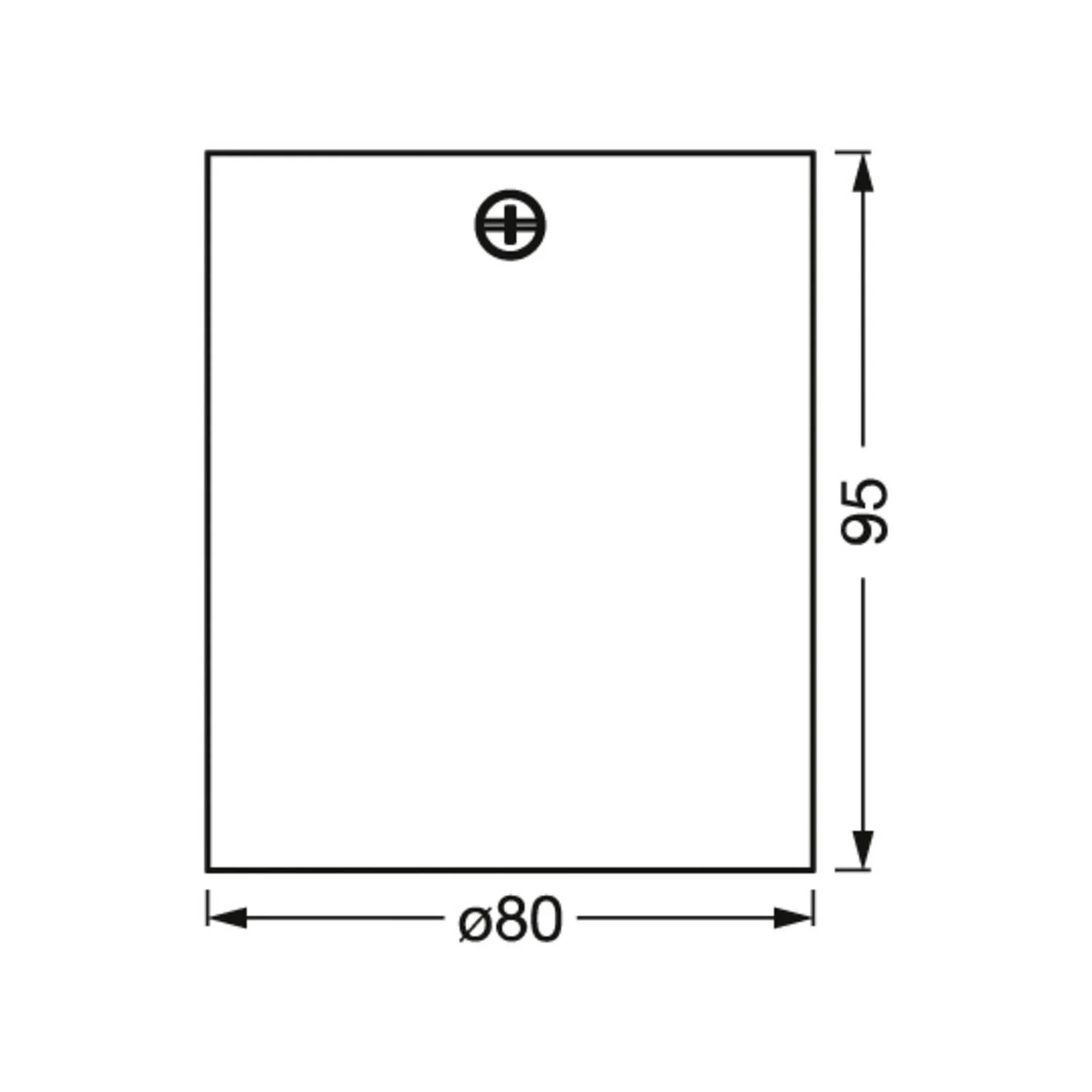 OSRAM Deckenstrahler ROUND, schwarz, Ø 8 cm, Metall, GU10 günstig online kaufen
