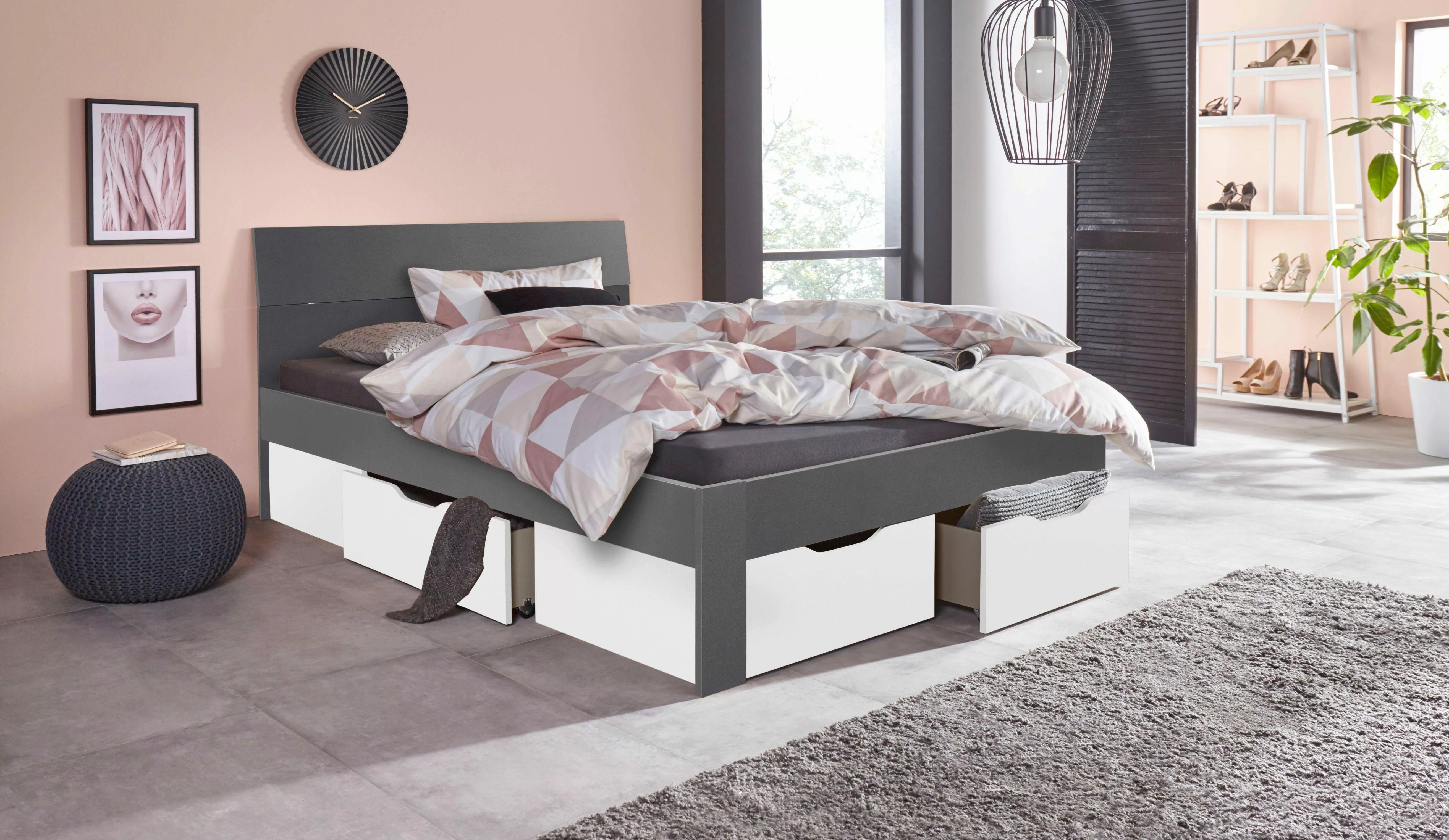 rauch Bett "Flexx", inklusive Schubkästen günstig online kaufen