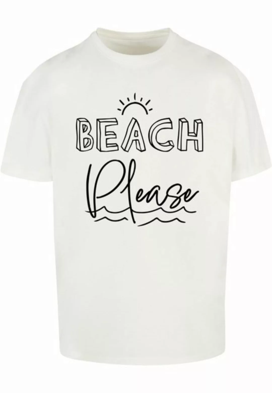 Merchcode T-Shirt Merchcode Herren Beach Please Heavy Oversized Tee (1-tlg) günstig online kaufen