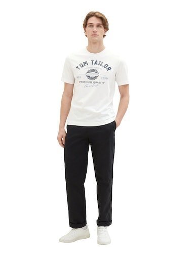 Tom Tailor Herren T-Shirt LOGO - Regular Fit günstig online kaufen