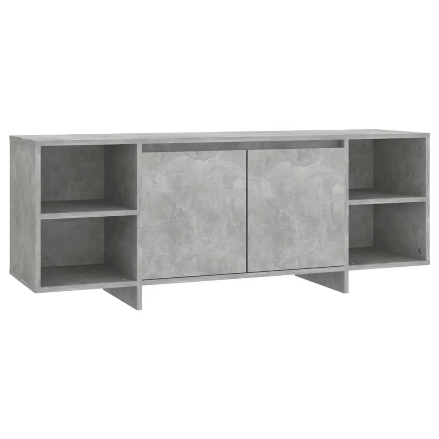 vidaXL TV-Schrank TV-Schrank Betongrau 130x35x50 cm Spanplatte Lowboard günstig online kaufen