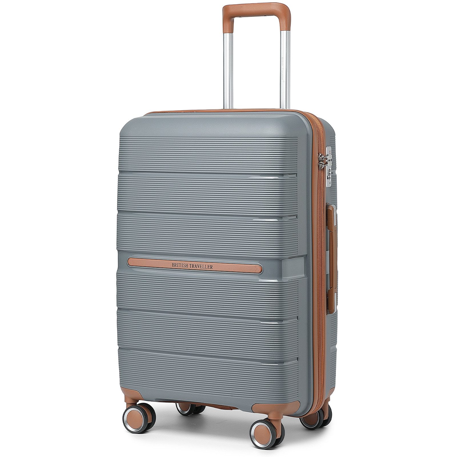 British Traveller Handgepäck-Trolley Reisekoffer Hartschalenkoffer aus günstig online kaufen