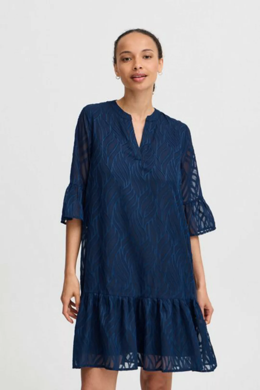 b.young A-Linien-Kleid BYFRIKKE VNECK DRESS - günstig online kaufen