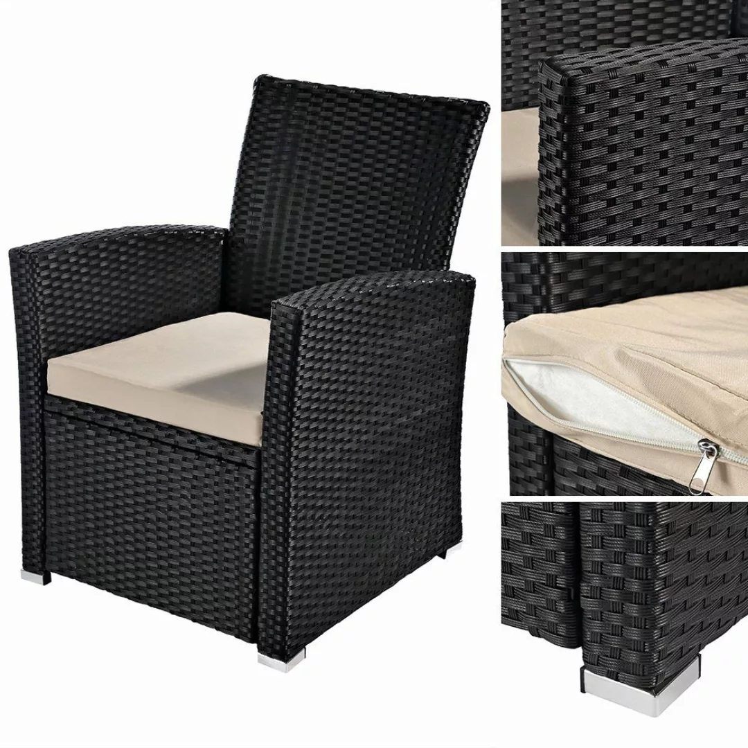 Feel2Home Gartensessel Gartensessel Rattansessel Stuhl aus günstig online kaufen