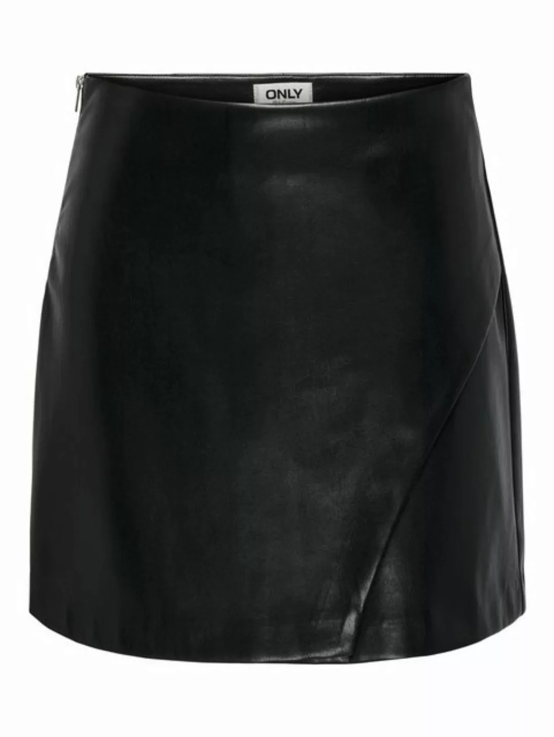 ONLY Lederimitatrock ONLZETA HW FAUX LEA SKIRT CC PNT mit Wickeloptik günstig online kaufen