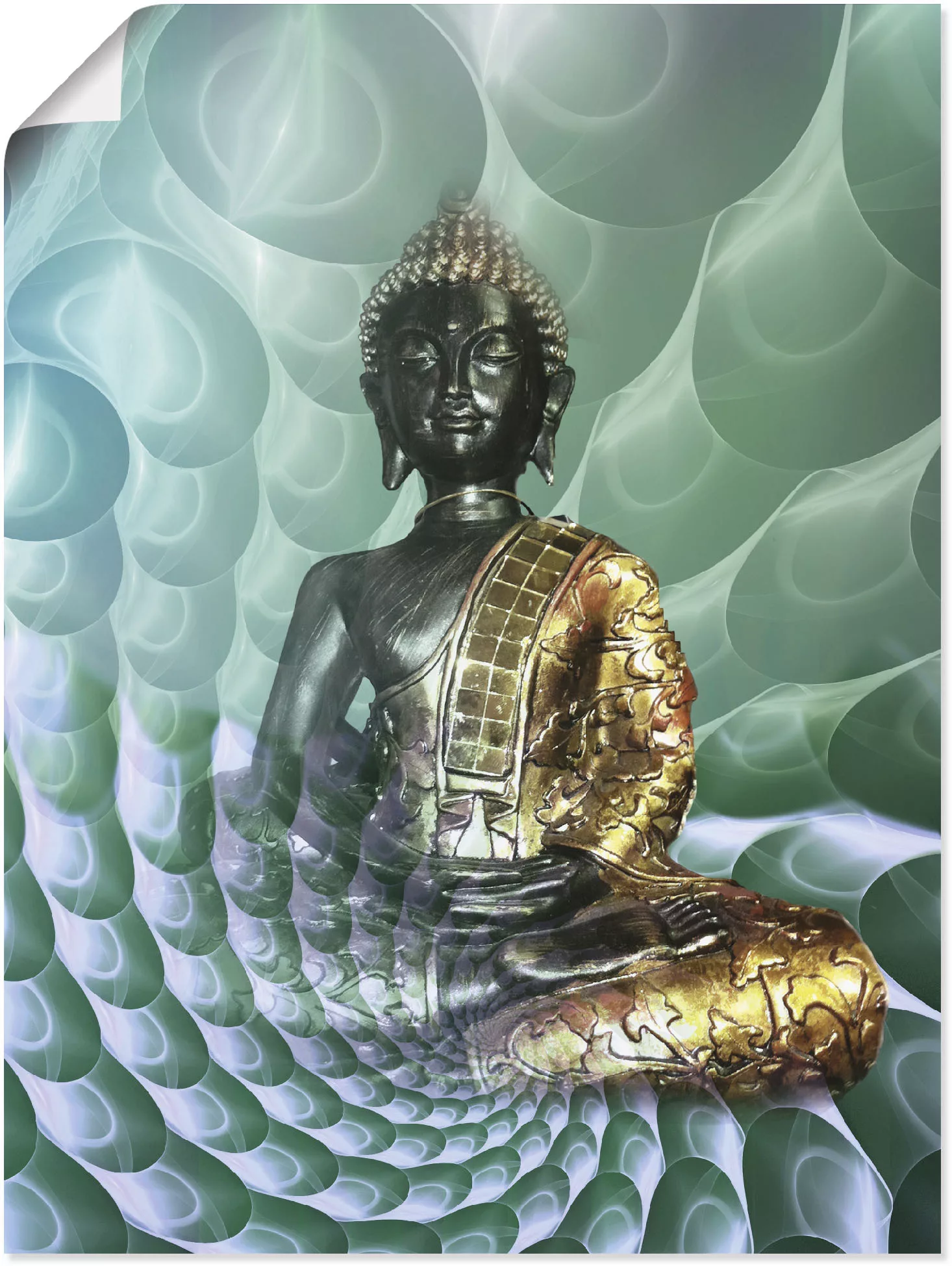 Artland Wandbild "Buddhas Traumwelt CB", Religion, (1 St.), als Alubild, Ou günstig online kaufen