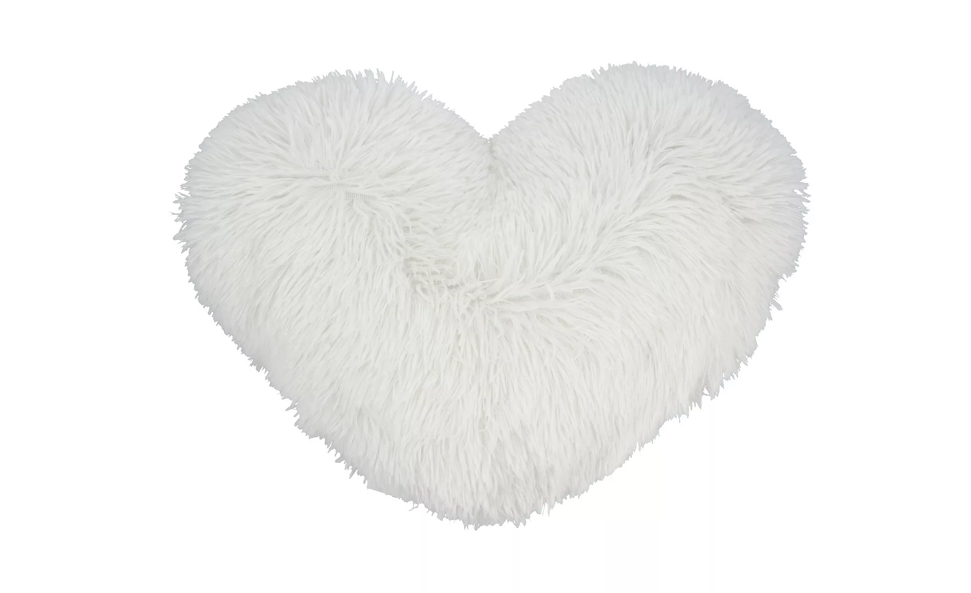 HOME STORY Kissen  Fluffi - weiß - 100% Polyesterfüllung, 270gr. - 35 cm - günstig online kaufen