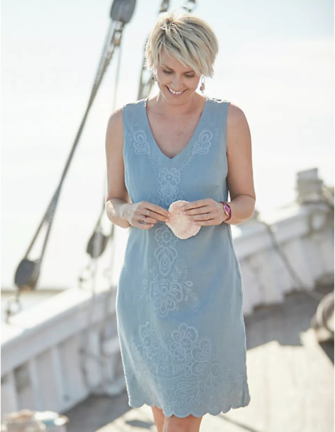 Leinen-Kleid Fumane günstig online kaufen