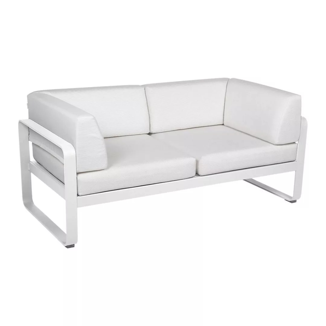 Bellevie 2-Sitzer Club Sofa 01 Baumwollweiß 81 Grauweiß günstig online kaufen