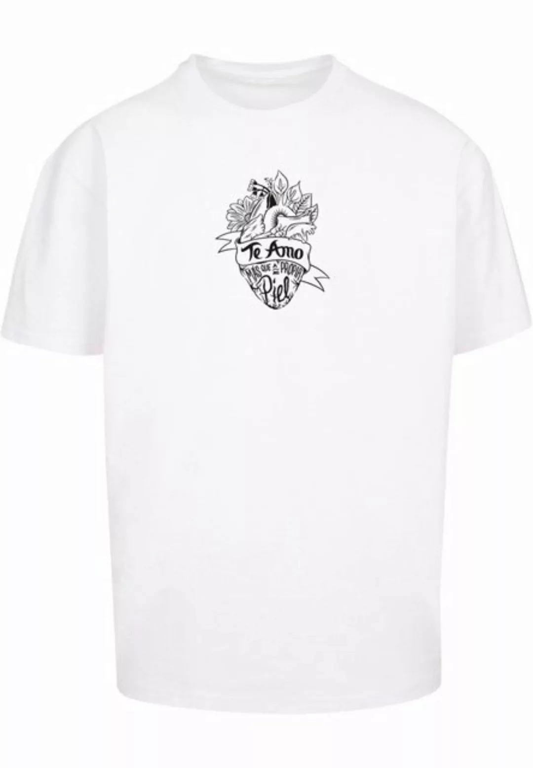 Merchcode T-Shirt Merchcode Herren Frida Kahlo - Te amo outline Heavy Overs günstig online kaufen