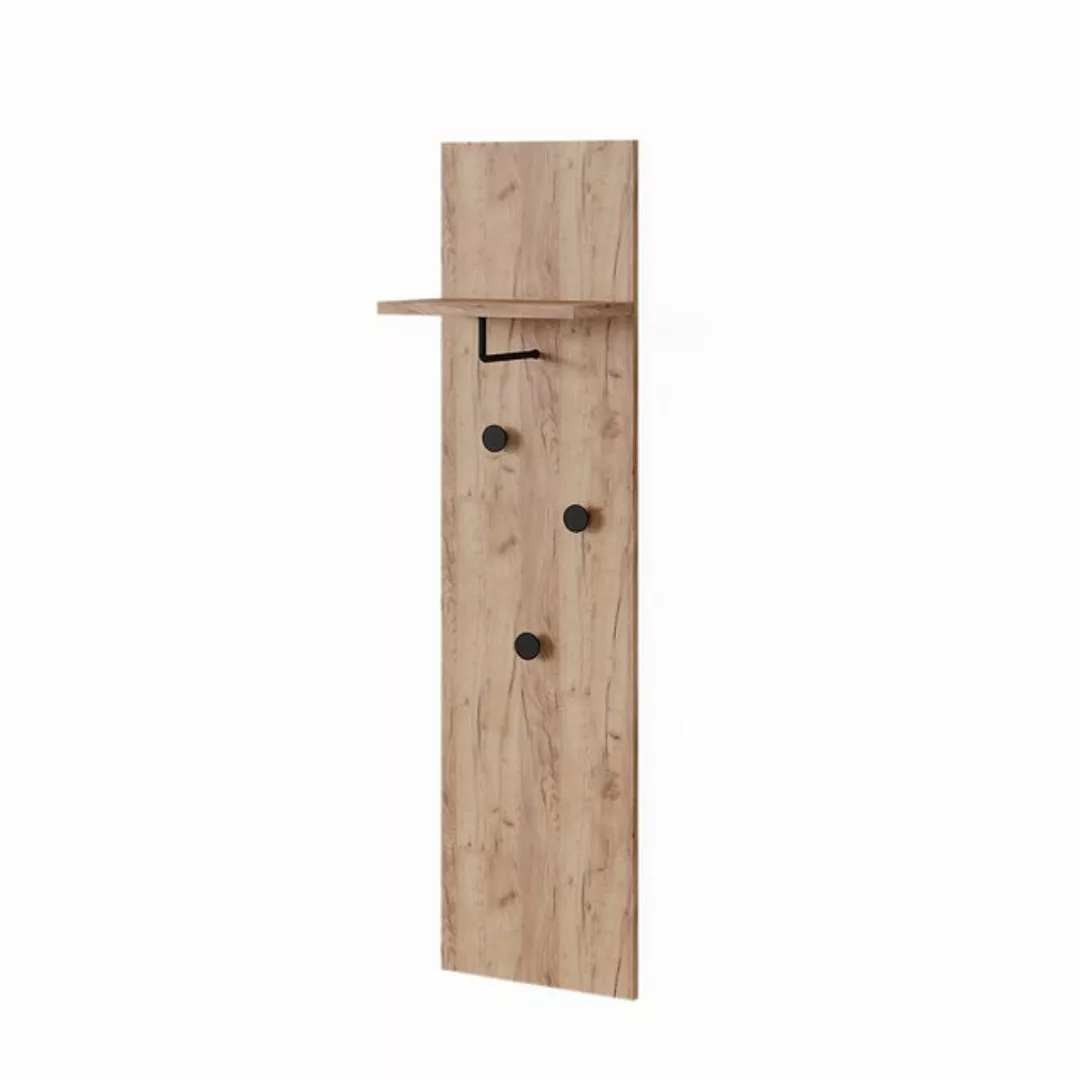 Vicco Garderobenschrank Siri, Goldkraft Eiche, 36 x 135 cm günstig online kaufen